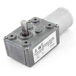 DC 12V 0.1A 0.6RPM Low Speed 25KG.cm High Torque Reducing Gearbox DC Worm Gear Motor