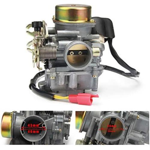 JFG RACING CVK 30mm CVK30 Carb Carburetor Moped Motor Motorcycle ATV Scooter with GY6 150CC-250CC 200CC Engine