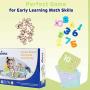 Dimple Monkey Balance Counting Educational Math Toy for Girls and Boys, STEM Toys for Ages 4 5 6 7 8 Year olds, Kindergarden Preschool Learning Numbers Toy, Kids Number Game