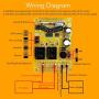 Omabeta DC Motor Remote Control, Interlock Momentary ABS Shell Motor Wireless Remote Controller for Electronic Lock