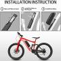 Jieoto E-Bike Battery 36V 18AH, E-Bike Battery with 2A Charger USB Port, Lithium Electric Bike Battery Suitable for 250W/350W/500W/750W Motors, More Suitable for Modification.