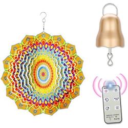 ABXKZ Peacock Wind Spinners, 1200mAh Battery Operated Gold Disco Ball Motor Wind Spinner , Bundle 2 Pieces of Wind Spinners and Mobile Motor