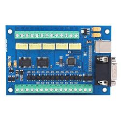Fafeicy MACH3 USB Interface Board, Motion Controller Card,USB 12-24V 5 Axis 100KHz Motion Controller Card Breakout Board with Handwheel Interface