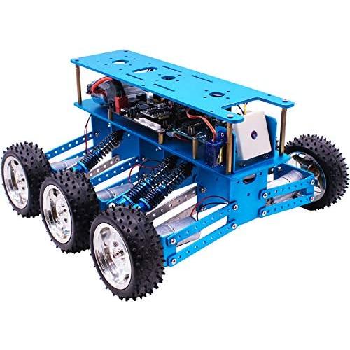 Yahboom UNO R3 Coding Robot for Adults 6WD Off-Road Kit with HD Camera Designed for Competitions Remote Control RC Car