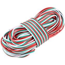 uxcell RGB Wire 22AWG 3 Pin 3 Color Extension Cable Line for LED Strip 5050 3528 Cord 33ft / 10m