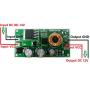Eletechsup DC 80V 72V 64V 60V 48V 36V 24V to 12V HV DC-DC Buck Step-Down Converter Voltage Regulator Board Power Supply Module (DC 12V with Terminal, 1)