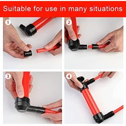 Tryfun Multi-Purpose Oil Fluid Extractor, Fluid Syringe Pump Manual Suction Vacuum for Cars, Boats, Farm Equipment, Industrial Gear Boxes, Motor Vehicles, Oil Change Evacuation Hand Pump (Red)