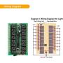 eMylo® DC 12V Wireless Remote Control Momentary Light Switch 16CH 433Mhz RF Relay Receiver with Transmitter