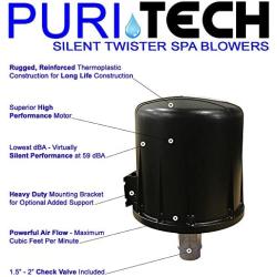 Puri Tech Silent Twister Outdoor Spa Blower 2hp 240v