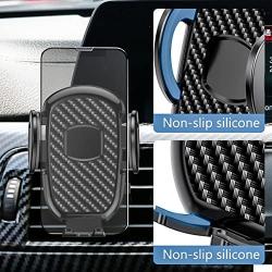 Cell Phone Holder for Car,Dashboard/Windshield/Air Vent Cell Phone Holder,Universal Sturdy Suction Cup Car Phone Mount,Compatible with All Smart Phones and Cars