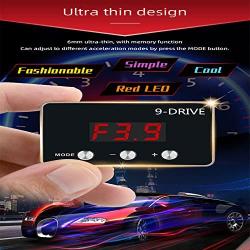 WonVon Throttle Response Controller,9 Drive 9-Mode Universal Electronic Throttle Controller For Dodge RAM Ford Honda Chevrolet (Red)