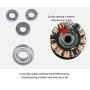 Offroad Electric Skateboards Flipsky Motor BLDC Brushless Outrunner Motor 6374 140kv 8mm Round Shaft Sensored for Electric Skateboard,Longboard,Escooter,Ebike Esk8 DIY Accessories