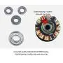 Offroad Electric Skateboards Flipsky Motor BLDC Brushless Outrunner Motor 6374 140kv 8mm Round Shaft Sensored for Electric Skateboard,Longboard,Escooter,Ebike Esk8 DIY Accessories