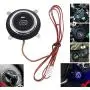 BANVIE Car RFID Push to Start Ignition kit Engine Start Stop Button Switch Keyless Go System with Leather Key