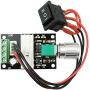 Xuulan Xianglaa-Motor Speed Regulator PWM Motor, 6/12/24V DC Motor, Speed Controller Switch 3A Current Regulator Normal-Reverse Switch, Wide Range of Applications