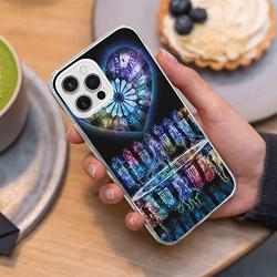 KingdomCASE Phone Case Kingdom Artwork Compatible with iPhone Case Clear Soft Transparent TPU Case Shockproof Protective Cover for iPhone 7 iPhone 8