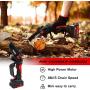 MZK 6-inch Mini Chainsaw, Cordless. Battery Powered Mini Chainsaw with 20V lithium-ion Rechargeable Battery. Brushless Motor. Lightweight Small Chainsaw For Better Using Experience