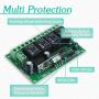 Calvas DC 12V 4CH Relay Module 433MHz Receiver Wireless Remote Control Switch Motor Controller for Anti-theft alarm with Jumper Cap - (Color: Switch w 5RF)