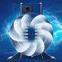 VEVOR DC Motor,Rated Speed 1750 RPM,1HP 12V Electric Motor Permanent Magnet Motor