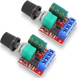 Eilumduo 5 Pcs PWM DC Motor Governor, 5V 6V 12V 24V 35V 5A Speed Regulating Switch