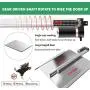 YUEWO Automatic Large Chicken Coop Door Opener Kit with Bonus Remote Control and Infrared Sensor, Rainproof Outdoor Timer Controller Actuator Motor, 12V DC Power Supply (Light Sensitive Version)