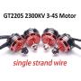 Vehicles-OCS 4pcs GT2205 2205 2300KV Brushless Motor 3-4S Single Strand Wire for ZMR250 Robocat 270 Nova 235mm FPV Racing Quadcopter - (Color: 1pcs CW)