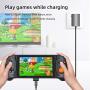 Mcbazel Switch/ Switch OLED Controller Grip for Handheld Mode, Ergonomic Handheld Controller for Switch/ Switch OLED with 6-Axis Gyro/ Dual Motor Vibration/ Support Mapping Button - Black