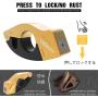 motoboy Motorcycle Brake - Lock Handlebar Grips Lock Anti Theft Heavy Duty Throttle Lock for Motorbike Mopeds with 3 Keys(Golden)