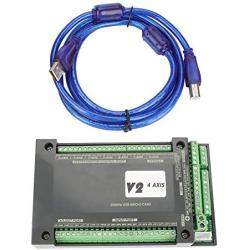 3 Axis 4 Axis CNC Controller Board 200KHz USB Ethernet MACH3 Motion Control Card Breakout Interface Board(4 Axis)