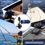 Marine Boat DC Power Connector，Trolling Motor Plug Receptacle Set 12/24/36/48 Volt，Waterproof Kit Connector for Motor,Marine Plug for Down Rigger /Trolling Motor/Fishing Reel.