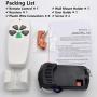 Universal Ceiling Fan Remote Control and Receiver Kit, Replacement for Harbor Breeze, Hampton Bay, Hunter, Honeywell, w/ Light Dimmer, 3-Speed, FAN28R FAN-53T 2AAZPFAN53T KUJCE9103 FAN-11T UC7030T