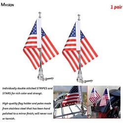 Motorcycle Flagpole Mount and American Flag - 6