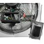 KEN BROWN 12 Inch Variable Shutter Exhaust Fan Wall Mounted With Speed Controller 1800CFM For Garages And Shops,Greenhouse,Attic Ventilation