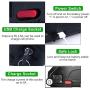 Jieoto Ebike Battery 36V 18Ah 48V 13Ah 15Ah 52V 13Ah Electric Bike Battery for 250-1000W Bike Motor with USB Port, 3A Charger, Safety Lock, Electric Bike Lithium Battery