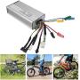 36V/48V 1000W/1500W Motor Brushless Controller,Aluminium Alloy E-Bike Speed Motor Controller for Electric Bicycle E-Bike