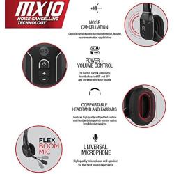 Premier Accessory Group Motor Trend Bluetooth Headset with MX-10 Noise Cancellation, Black