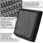 DNA Motoring AFPN-010-SL Clean Air Washable Drop In Panel Air Filter Enhance Engine Performance [Compatible with 07-17 Toyota Camry 4 Cyl / 16-17 Camry 4-Cyl Hybrid / 09-15 Venza 4-Cyl]