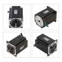 RTELLIGENT 57A1 Nema 23 Stepper Motor Stepping 1.3Nm/184.14oz-in 6.35mm Shaft 4-Wire 2.8A 1.8Deg Low Noise for Laser/CNC Machine