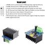 Ximimark 2Pcs BTS7960 Stepper Motor Driver Module High Power H-Bridge PWM Driver Board 43A Current Limit Control Module For Arduino Smart Car