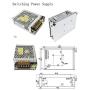 BEMONOC DIY Design DC 12V Linear Actuator Reciprocating Motor 16RPM Stroke 70mm Adjustable+Switching Power Supply 110V-240V+PWM Speed Controller
