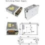 BEMONOC DIY Design DC 12V Linear Actuator Reciprocating Motor Stroke 30mm Low Speed 70 RPM Adjustable+Switching Power Supply 110V-240V+PWM Speed Controller