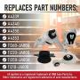 Engine Motor and Transmission Mount Set of 4 - Fits Nissan Altima 2007-2012 2.5L Automatic Transmission - Replaces A4339, A4340, A4350, A4353 - Front, Right, Left, Rear Mount