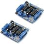 2 PCS L293D DC Motor Drive,Aideepen Motor Control Shield Module Stepper Motor Drive Shield Expansion Board