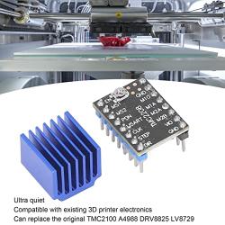 Motor Driver Module, Stepper Motor Driver Module TMC2208 Driver Chip V2.0 3D Printer Motor Controller Board with Heat, 3D Printer Parts & Accessories