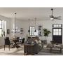 Kaysville Collection 6-Blade Grey Weathered Wood 56-Inch DC Motor LED Urban Industrial Ceiling Fan