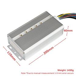 48V 2000W Brushless DC Motor Controller 45A High Power Speed Controller for Electric Motor E-Bike Controller