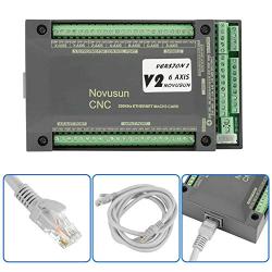 MACH3 Motion Control Card with CNC Controller, 6 Axis MACH3 Stepper Motor Driver Control Module, Spindle PWM Output Control for Machine Tool Systems