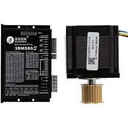 Cloudray Leadshine 3 Phase Stepper Motor 573S09-L-18 Stepper Driver 3DM580 for CO2 Laser Engraving Cutting Machine