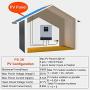 Y&H 3KVA Hybrid Solar Inverter DC24V to AC230V Off Grid Pure Sine Wave Inverter Built in 50A PWM Solar Controller,Support Utility/Generator/Solar Energy Charge