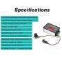 DC 6-60V 12V 24V 36V 48V 30A PWM DC Motor Speed Controller (PWM) Speed Adjustable Stepless Governor Regulator, Motor Speed Controller with Start Stop Switch